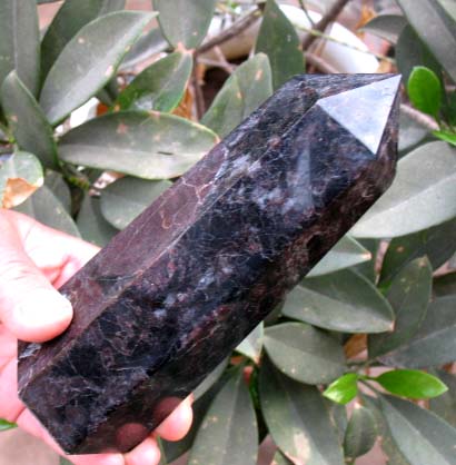 Black Tourmaline Point is used for protecting one's energy field against negative vibrations 3427